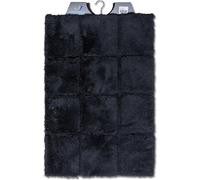 Unyqoos® Alfombrilla de baño, 60x90 cm – 100% acrílico, estampado de hojas, color , base antideslizante, absorbente, lavable hasta 40 °C