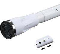 Unyqoos® Barra telescópica ajustable con ventosa – Barra para cortina de ducha, fabricada en metal resistente a la corrosión, de 109 a 259 cm, sin necesidad de taladrar