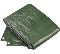 Unyqoos® Lona impermeable de 2 x 3 metros: resistente, a prueba de desgarros y al desgaste, con ojales metálicos, ideal para jardín, coche, pilas de madera y camping
