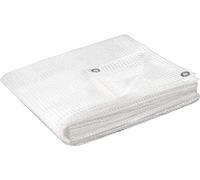 Unyqoos® Lona transparente e impermeable, 5 x 6 metros, de polietileno, 100 gm, con ojales de metal inoxidable – protección para jardín, camping y madera