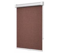Unyqoos® Madeco Mini-rodillo de 87 x 150 cm – Marrón, mini persiana enrollable sin taladro, montaje mediante clips, adhesivo o tornillos, apta para PVC, madera y aluminio
