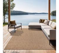 Unyqoos® Mistra: Alfombra exterior, resistente y apta para uso en exteriores, fabricada en polipropileno, ideal para balcones, terrazas, cocinas y invernaderos, diseño natural, 200 x 280 cm