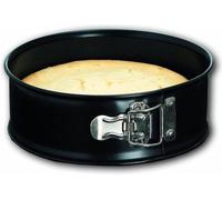 Unyqoos® Molde desmontable "Springform" de 18 cm de diámetro con base – molde redondo para hornear, de chapa negra, con revestimiento antiadherente, ideal para tartas pequeñas (para 2 personas)