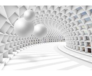 Unyqoos® Papel pintado 3D de alta calidad, fabricado con tejido no tejido, de 396 x 280 cm – 9 tiras, con imagen fotorealista, colores resistentes a la luz, impresión sin olores y montaje sin burbujas