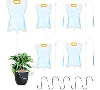 Unyqoos® Sistema automático de riego para plantas con riego por goteo, con control de la cantidad de agua – Ideal para regar plantas en balcones, jardines y macetas durante las vacaciones (hasta 40 dí