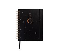 UO Agenda Anual Eclipse Semana Vista 2023: empieza en enero de 2023 y acaba en diciembre de 2023, Tapa dura, Incluye 126 stickers, Goma elástica y Cinta de registro, Multicolor, Mediano