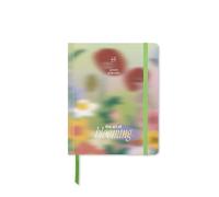 UO Agenda Escolar Bloom Mini Semana Vista: Empieza en septiembre de 2026 y Acaba en Agosto de 2027, Tapa Dura, Apertura súper cómoda de 180 Grados, Incluye 114 Pegatinas, Verde Lima