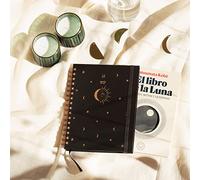 UO Agenda Escolar Eclipse Día Página en versión académica: empieza en septiembre de 2022 y acaba en agosto de 2023, Tapa dura, con 126 stickers, Goma elástica y Cinta de registro, Multicolor, Grande