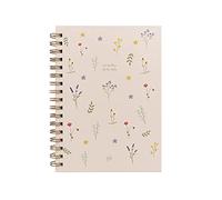 UO - Cuaderno A5 - En la flor de la vida, Tapa dura, 200 páginas, libreta puntos, 15x22 cm