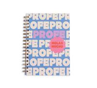 UO Libreta Profe Molas Mucho con Mensaje Original - Regalo para Profesor Día del Maestro - Cuaderno A5 con Frase Divertida - Papelería Creativa