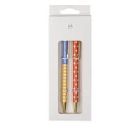 UO Set 2 Bolígrafos Profe Siempre inspiras. Tinta Azul y Negro. Escritura Suave y Diseño Elegante. Regalo Profesores Pack.