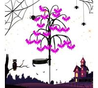 Uonguon Luces Solares Halloween Jardín Exterior Iluminación LED Solar Tocón
