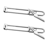 Uonlytech 2 Piezas Abridor de Botellas Manual de Acero Inoxidable Ajustable, Multifuncional y Resistente, Adecuado para Cocina Palanca para Tapas de Botellas