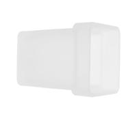 Uonlytech Escobillero Resistente y Fácil de Usar de Cerámica para Baño Cuadrado Diseño Único Mate Adecuado para Limpieza de Inodoros en