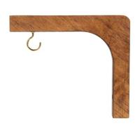 Uonlytech Gancho Colgante para Plantas Café Soporte Pared, Madera | Macetas para Colgar, Colgador Planta Moderno, Uso Interior Exterior, Incluye Gancho para Maceta