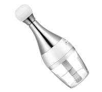 Uonlytech Machacador de Ajo Manual y Procesador de Alimentos para Cocina Cuerpo de Acero Inoxidable y Plástico Pp, Adecuado para Uso en Cocinas Domésticas y Restaurantes