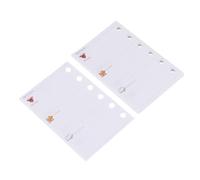 Uonlytech Papel de Repuesto A7 3 Hojas Sueltas de Papel Resistente para Planners y Carpetas de 6 Anillas para Material Escolar y Papelería Escuela