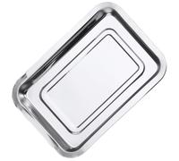 Uonlytech Parrilla Reutilizable de Acero Inoxidable para Cocina Superficie Lisa y Segura y Apta para Lavavajillas, Dimensiones 36 X 27 X 4,8 Cm Clips Incluidos