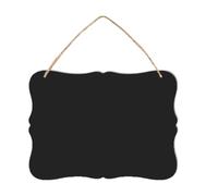 Uonlytech Pizarra Doble Cara Borrable con Cuerda Colgante Tablero para Mensajes y Decoración de Pared Mini Cartel Reutilizable para Hogar y Eventos