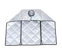 Uonlytech Protector de Calentador Montado Pared, Cubierta para Calentador de Patio, Poliéster Plata, 73x40cm, Resistente al Aceite Agua, para Exterior E Invierno