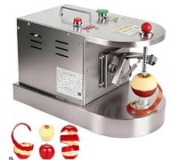 UORDBY Peladora de Frutas Comercial eléctrica, máquina peladora automática de Acero Inoxidable, Capacidad de 300-500 Unidades/Hora para Naranjas, Kiwis, Limones y pomelos; Grosor Ajustable.