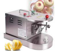 UORDBY Peladora de Frutas Comercial eléctrica, máquina peladora automática de Acero Inoxidable para Naranjas, Kiwis, Limones y pomelos, con Grosor Ajustable y Capacidad de 500 Unidades/Hora.