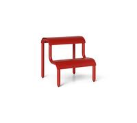 Ferm Living Taburete escalera Up Poppy Red