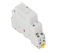 UPALDHOU 2P 20A Contactor de CA para Uso Doméstico, Compacto 35 Mm Carril | Material de aislamiento superior, Fácil instalación, Sin ruido
