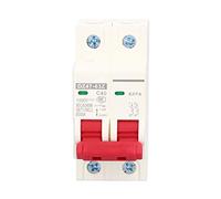 UPALDHOU Interruptor Automático Miniatura DC 40A 1000V para Solar | Material PA66 duradero, de disparo electromagnético, para sistemas de alimentación de CC, instalación en carril DIN