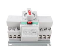 UPALDHOU Interruptor de Transferencia Automática 380V 3P con Protección | Diseño compacto, fácil instalación, protección contra sobrecargas, uso doméstico y de oficina.