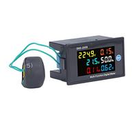 UPALDHOU Monitor de Potencia CA 40-300V Medidor de Voltaje y Corriente de | Pantalla digital LCD, función de memoria, fácil de instalar, mide voltaje, corriente, energía.