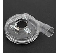 UPALDHOU Protector de Amoladora Angular Cubierta de Polvo 100mm | policarbonato transparente, cubierta antipolvo, borde frontal móvil, ajuste de disco de 80 a 100 mm