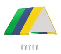 UPALDHOU Toldo de Reposición para Juego, 132x226cm Sombrilla (Material | Tafeta de Poliéster 190T, Barrera Reflectante, Resistencia a la Lluvia, Lona para Exteriores, Parrillas, Almacenamiento,