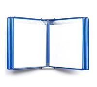 UpGBRF Soporte para Documentos Archivador De Pared Carpeta Abatible De Pared Azul para Documentos De Notificación,10pcs