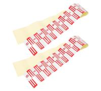 UPKOCH 2 Piezas Indicador de Nivel de Agua para Piscina y Acuario, Cinta Reflectante Autoadhesiva Resistente al Agua Película Adhesiva Roja para Gestión de Piscinas