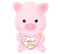 UPKOCH Hucha Cerdito De Vinilo Anticaída Alcancía Adultos Original para Cumpleaños y Decoración del Divertido y Práctico y Celebraciones