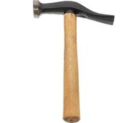 UPKOCH Martillo para reparación de calzado con mango de madera, herramienta portátil resistente para taller de zapatos y trabajo en cuero, diseño anti-deslizante y ligero