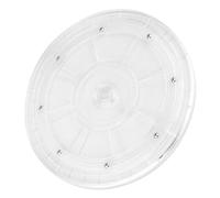 UPKOCH Organizador Giratorio Plato Giratorio Redondo de Acrílico Transparente Rotación 360 Grados sin Rebabas para Cocina Adecuado para Almacenamiento y Especias