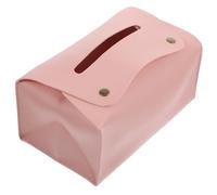 UPKOCH Porta Servilletas de Pu Rosa Capacidad Amplia y Diseño Moderno para Cenas Familiares y Entretenimiento en Mesa
