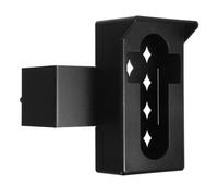 UPKOCH Soporte para timbre de puerta antirrobo sin taladro negro, ABS metal, con fijación para video doorbell en apartamento, compatible con smart home 1 Set 5.90X3.26X2.48In