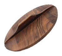 UPKOCH Tapa de Madera Anti-salpicaduras para Sartén y Olla Diseño Anti-quemaduras, Protección para Utensilios de Cocina de Madera Hogar