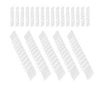 UPKOCH Tira de Silicona Adhesiva Antideslizante para Ropa 100 Piezas y Alta Adhesión, Compatible Perchas de Madera y Plástico para Organización de Armarios