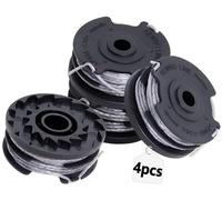 UPOICDS Carrete de desbrozadora, para Bosch, Art 24 27 30 30-36, 4 | paquetes de carrete de corte de repuesto de hilo de desbrozadora, carretes de hilo de 1,6 mm y 6 m
