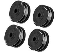 UPOICDS Paquete de 4 carretes de Repuesto for desbrozadora para Bosch | ART 24, 27, 30, 30-36 LI, alambre de 6 m, carrete for desbrozadora para Bosch, n.º F016800351