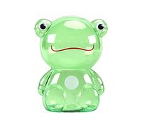 Uposao Alcancía portátil para niños, hucha transparente con diseño de animales de dibujos animados para niños y niñas
