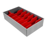 UPOUART Caja registradora bandeja de dinero cajón de efectivo organizador de caja registradora compartimento múltiple superficie lisa para sala de reuniones