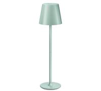 UPXNBOR Lámparas de Mesa de Metal para Dormitorio, Salón y Comedor | Lámparas de Mesita de Noche Táctiles, Inalámbricas, Recargables, Luz Cálida de 3 Niveles, Interior/Exterior, IP54, Verde