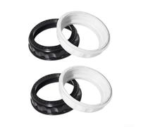 Urashmall Upgrade G57 - Collar de válvula de repuesto para Polaris G52, piezas de equipo de piscina, material de policarbonato grueso para Polaris 380 280 360, anillo de válvula blanco y negro, juego