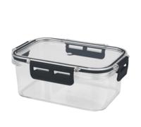 Urban living LIBERTY LATA HERMÉTICA RECTANGULAR 800ML CON CLIP 18X13XH7CM AZUL NOCHE