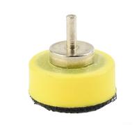 UrbanHui Almohadilla de lijado de 25 mm para herramientas rotativas Dremel 3000 4000, disco de respaldo de vástago de 3 mm para accesorios de pulidora automática de madera y metal